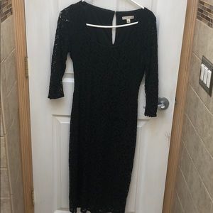 Eva Mendes Lace Detailed Dress